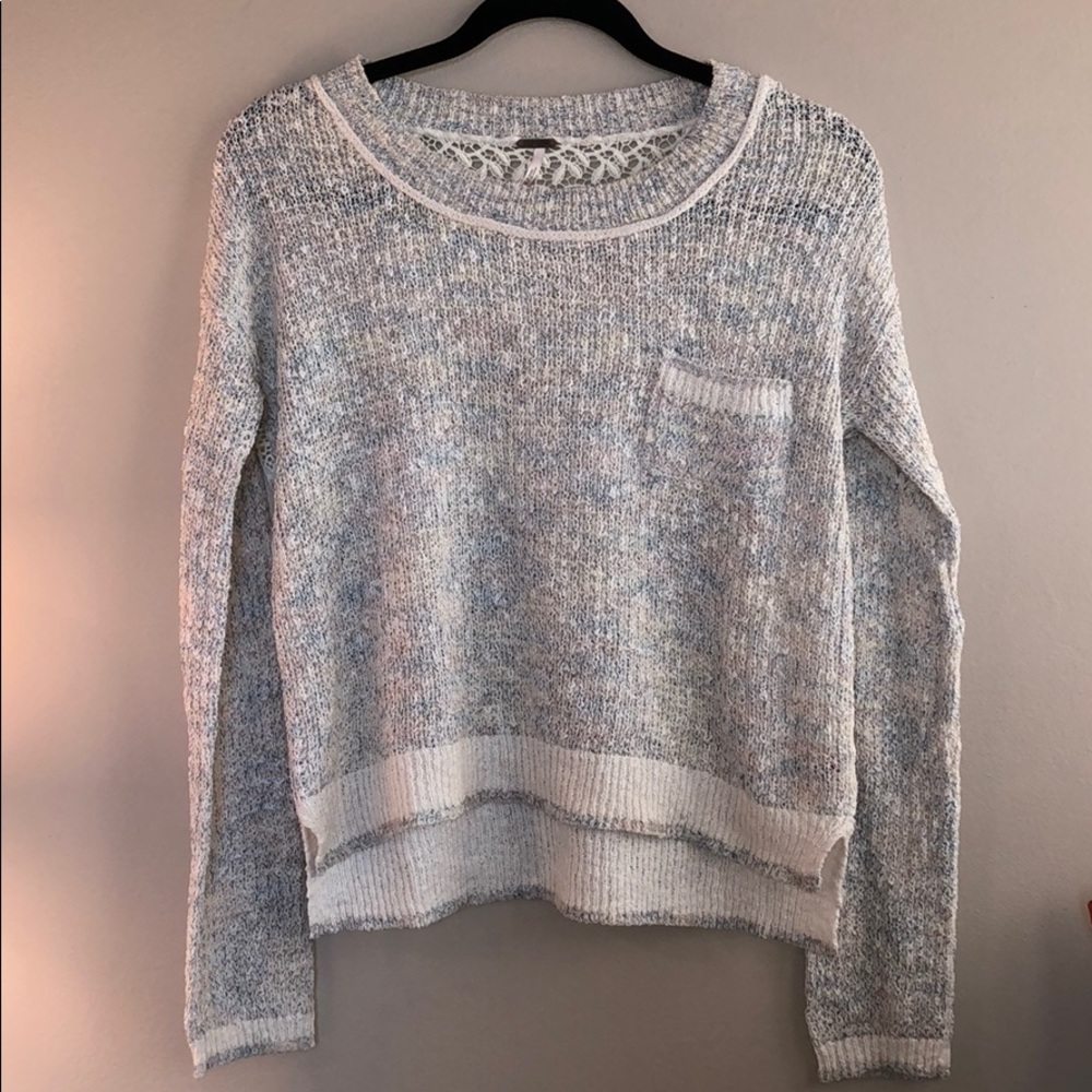FREE PEOPLE MULTICOLORED KNIT SWEATER